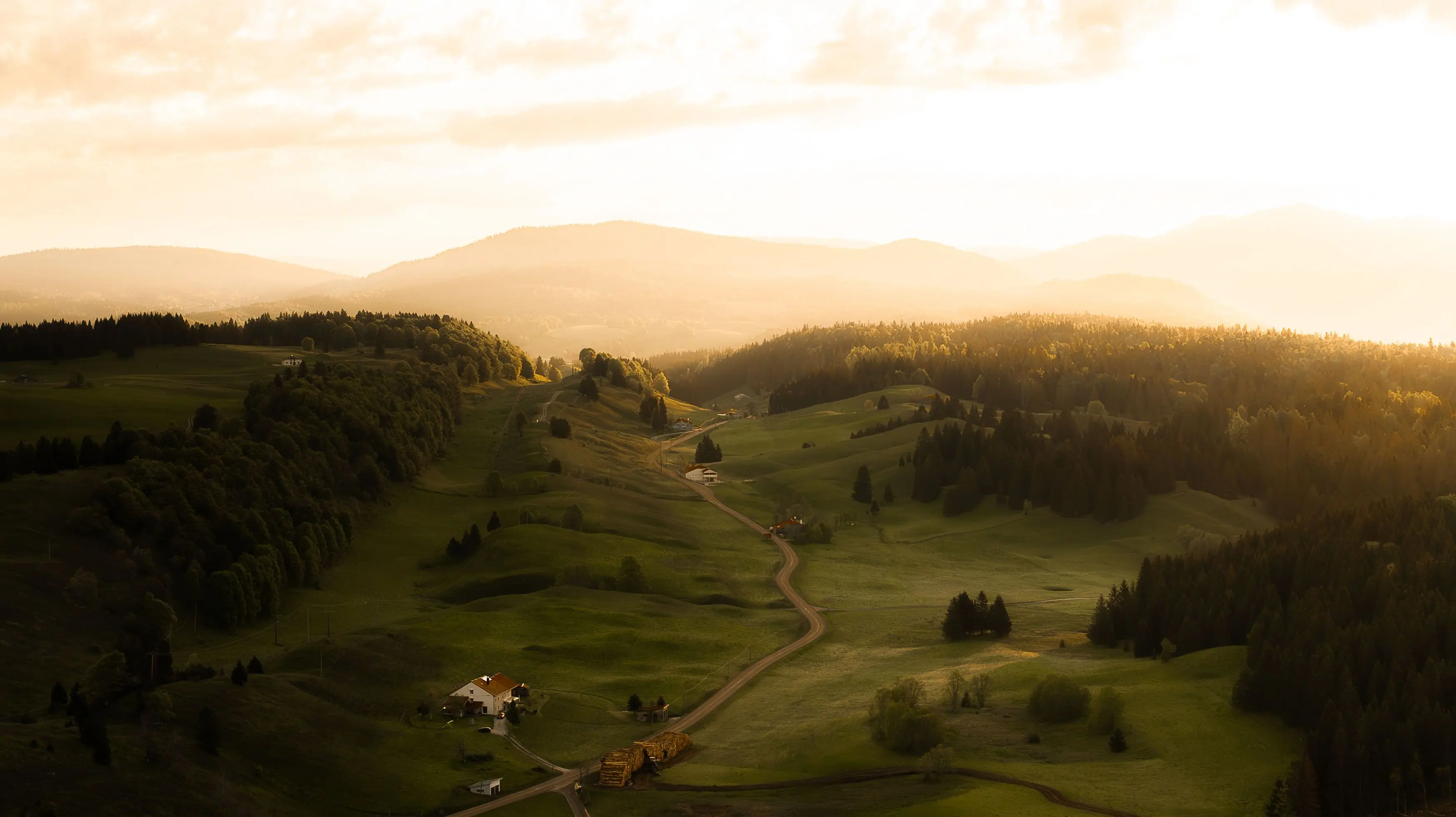 Paysage du Jura, terroir de nos fromages